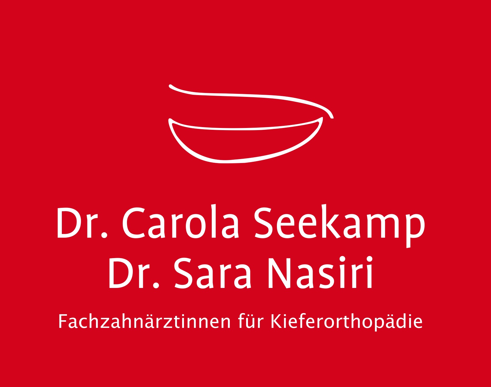 Logo of the orthodontic practice of Dr Carola Seekamp, Berlin